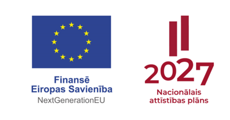 Finansē Eiropas Savienība, NextGenerationEU. Nacionālais attīstības plāns 2027